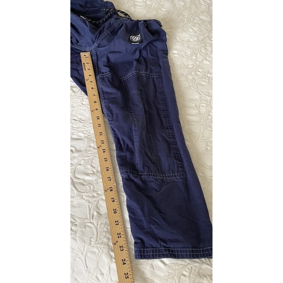 Gracie Fighter Kids BJJ Gi Uniform Blue M3 Jacket & Pants Jiu Jitsu Set Unisex - Picture 8 of 8